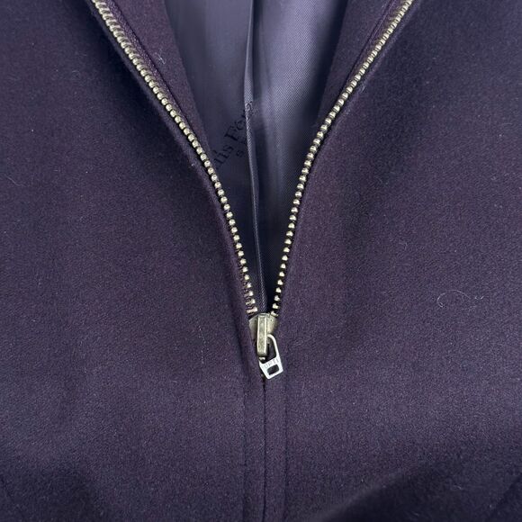 Vintage 1980s Louis Feraud Wool Women's Size 6 Purple Tassel Made In W Germany - Picture 11 of 12